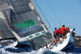 Maxi Yacht Rolex Cup 2009 is the best maxi sailing regatta in the calendar, featuring dramatic action and big sailing and racing boats on the blue water of Costa Smeralda