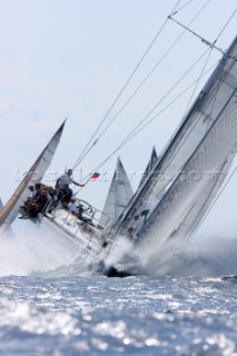 Maxi Yacht Rolex Cup 2009 is the best maxi sailing regatta in the calendar, featuring dramatic action and big sailing and racing boats on the blue water of Costa Smeralda