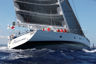 Maxi Yacht Rolex Cup 2009 is the best maxi sailing regatta in the calendar, featuring dramatic action and big sailing and racing boats on the blue water of Costa Smeralda