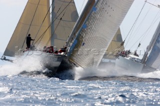 Maxi Yacht Rolex Cup 2009 is the best maxi sailing regatta in the calendar, featuring dramatic action and big sailing and racing boats on the blue water of Costa Smeralda