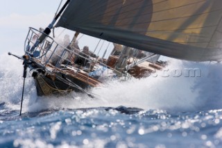 Maxi Yacht Rolex Cup 2009 is the best maxi sailing regatta in the calendar, featuring dramatic action and big sailing and racing boats on the blue water of Costa Smeralda