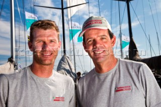 Maxi Yacht Rolex Cup 2009 Robert Sheidt, helmsman, Torben Grael, tactician Luna Rossa