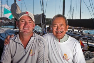 Maxi Yacht Rolex Cup 2009 Gavin Brady, skipper and Karl Kwok, owner Beau Geste