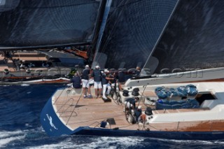 Maxi Yacht Rolex Cup 2009 MAGIC CARPET 2, Sail n: GBR 94 R, Nation: GBR, Owner: Lindsay Owen Jones, Model: wally,Y3K, Sail n: GER 6060, Nation: GER, Owner: Claus Peter Offen, Model: wally