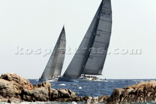 MAXI YACHT ROLEX CUP 2009. Porto Cervo - Sardinia - Italy  7-12 september 2009. WALLY 130 - H2O