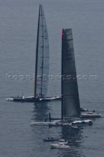 Alinghi 5 and BMW Oracle - 33rd Americas Cup