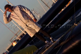 Valencia, 2/10/10. Alinghi5 33rd Americas Cup. Jan Dekker