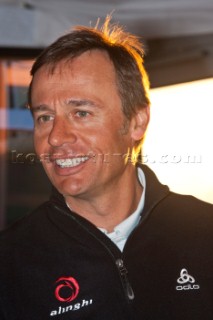 Valencia, 2/5/10. Alinghi5 33rd Americas Cup. Americas Cup Press Conference at the Alinghi Base. Ernesto Bertarelli.  Editorial use only.