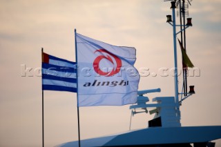 FEBRUARY 12TH 2010, VALENCIA, SPAIN: 1st match in Valencia during the 33rd Americas Cup.