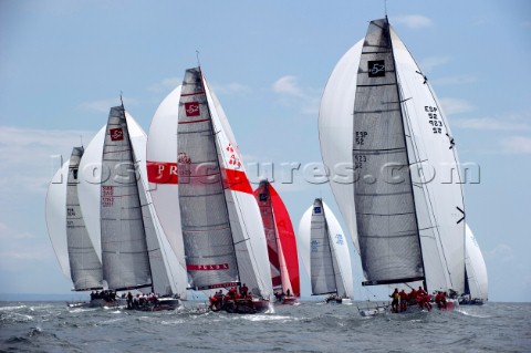 The last leg of race four of the Trophy of Portugal MedCup Regatta 1352010