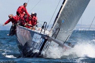 Luna Rossa (ITA), race five of the Trophy of Portugal MedCup Regatta. 13/5/2010