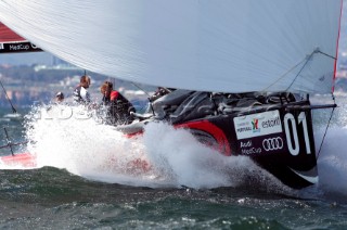 Emirates Team New Zealand, race five of the Trophy of Portugal MedCup Regatta. 13/5/2010