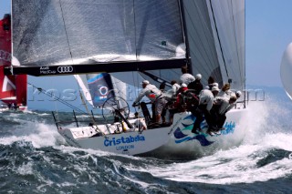 Cristabella (GBR) race seven of the Trophy of Portugal MedCup Regatta. Cascias, Portugal.14/5/2010