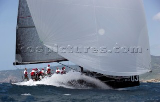 Artemis (SWE) in the coastal race of the Trophy of Portugal, Med Cup regatta. Cascais, Portugal. 15/5/2010