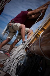 Onboard Tuiga at the Westward Cup 2010