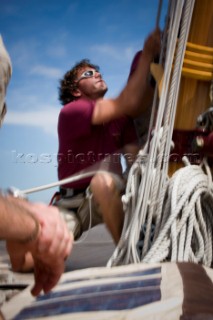 Onboard Tuiga at the Westward Cup 2010