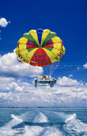 Parasailing in style 