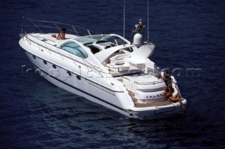 Fairline Targa 48 powerboat cruising in Mediterranean