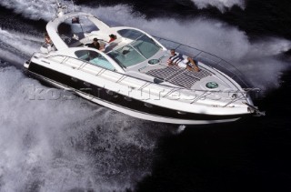 Fairline Targa 48 powerboat cruising in Mediterranean