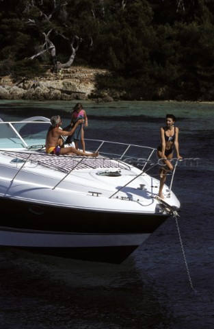 Fairline Targa 48  powerboat cruising in Mediterranean