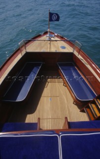 The 52ft classic powerboat launch Marlin once owned by John F Kennedy JFK