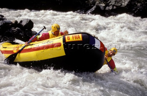 White Water Rafting on a river of rapids