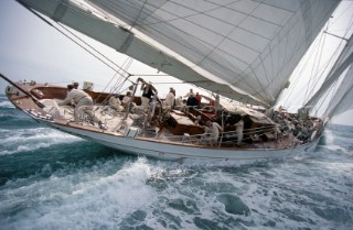 Classic superyacht Adela