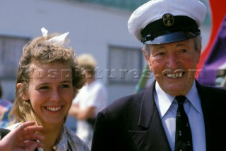 Yachting Photogrpaher Kos with Frank Murdoch, engineer and rigging consultant on Tom Sopwiths J Class yacht Endeavour.