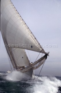 The Atlantic Challenge Cup 1997 presented by Rolex. Organised jointly by the New York Yacht Club and the Royal Yacht Squadron this superyacht race started from Ambrose Light (New York) and finished off The Lizard, Cornwall, UK.