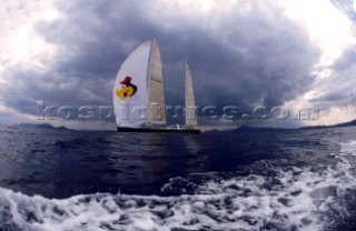 Maxi Yacht Rolex Cup 1995. Porto Cervo, Sardinia.