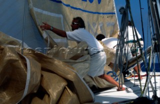 Maxi Yacht Rolex Cup 1995. Porto Cervo, Sardinia.