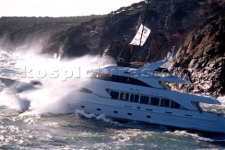 Maxi Yacht Rolex Cup 1995. Porto Cervo, Sardinia.