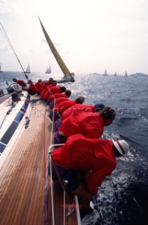 Maxi Yacht Rolex Cup 1995. Porto Cervo, Sardinia.