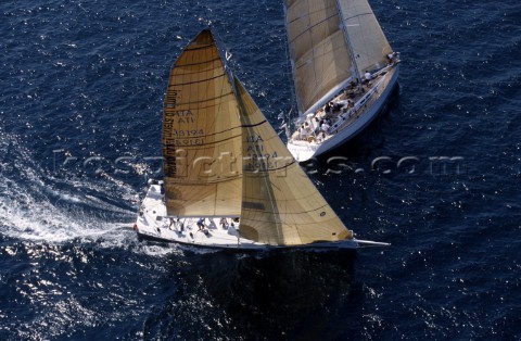 La Giraglia Rolex Cup 1998 Offshore race from St Tropez France around La Giraglia Rock Corsica and f