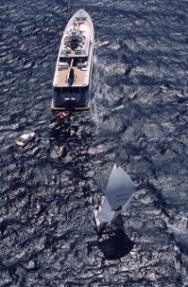 La Giraglia Rolex Cup 1998. Offshore race from St Tropez, France, around La Giraglia Rock, Corsica, and finish at the Yacht Club Italiano in Genoa, Italy.