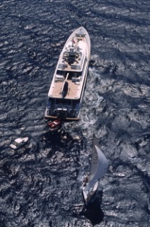 La Giraglia Rolex Cup 1998. Offshore race from St Tropez, France, around La Giraglia Rock, Corsica, and finish at the Yacht Club Italiano in Genoa, Italy.