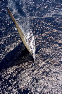 La Giraglia Rolex Cup 1998. Offshore race from St Tropez, France, around La Giraglia Rock, Corsica, and finish at the Yacht Club Italiano in Genoa, Italy.