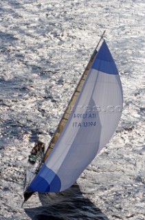 La Giraglia Rolex Cup 1998. Offshore race from St Tropez, France, around La Giraglia Rock, Corsica, and finish at the Yacht Club Italiano in Genoa, Italy.