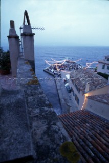 La Giraglia Rolex Cup 1998. Offshore race from St Tropez, France, around La Giraglia Rock, Corsica, and finish at the Yacht Club Italiano in Genoa, Italy.