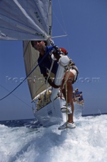 La Giraglia Rolex Cup 1998. Offshore race from St Tropez, France, around La Giraglia Rock, Corsica, and finish at the Yacht Club Italiano in Genoa, Italy.