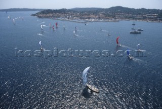 La Giraglia Rolex Cup 1998. Offshore race from St Tropez, France, around La Giraglia Rock, Corsica, and finish at the Yacht Club Italiano in Genoa, Italy.