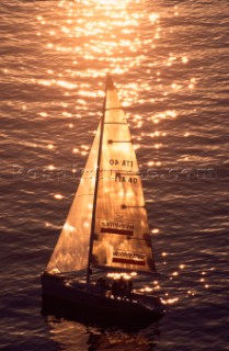 La Giraglia Rolex Cup 1999. Offshore race from St Tropez, France, around La Giraglia Rock, Corsica, and finish at the Yacht Club Italiano in Genoa, Italy.