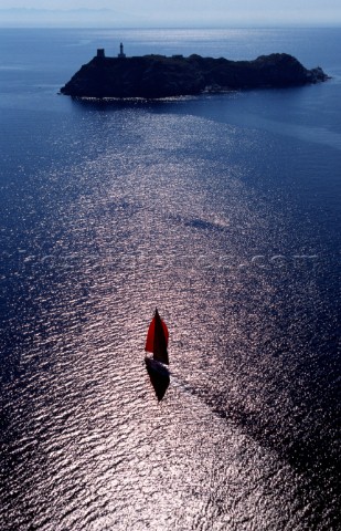 La Giraglia Rolex Cup 1999 Offshore race from St Tropez France around La Giraglia Rock Corsica and f