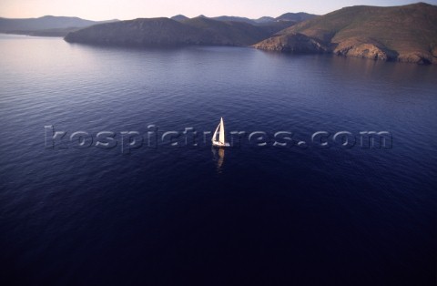 La Giraglia Rolex Cup 1999 Offshore race from St Tropez France around La Giraglia Rock Corsica and f