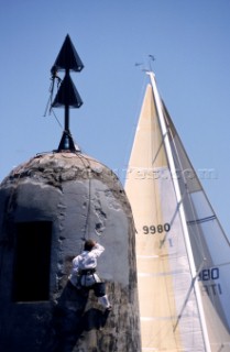 La Giraglia Rolex Cup 1999. Offshore race from St Tropez, France, around La Giraglia Rock, Corsica, and finish at the Yacht Club Italiano in Genoa, Italy.