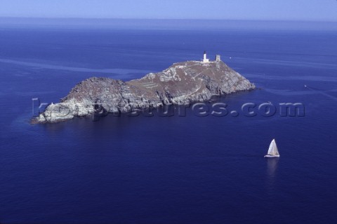 A3  La Giraglia Rolex Cup 1999 Offshore race from St Tropez France around La Giraglia Rock Corsica a