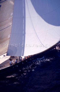 La Giraglia Rolex Cup 2001. Offshore race from St Tropez, France, around La Giraglia Rock, Corsica, and finish at the Yacht Club Italiano in Genoa, Italy.