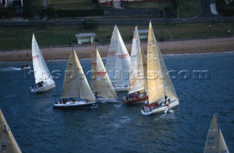 Rolex Commodores Cup 1996 The Solent Cowes Isle of Wight UK Three boat teams from around the world c