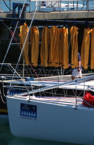 Rolex Commodores Cup 1996 The Solent Cowes Isle of Wight UK Three boat teams from around the world c