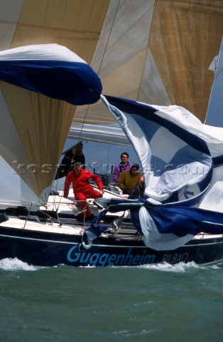Rolex Commodores Cup 1998 The Solent Cowes Isle of Wight UK Three boat teams from around the world c